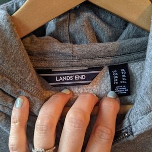 Gray Lands End Hoodie